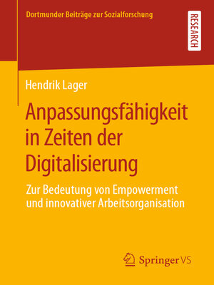 cover image of Anpassungsfähigkeit in Zeiten der Digitalisierung